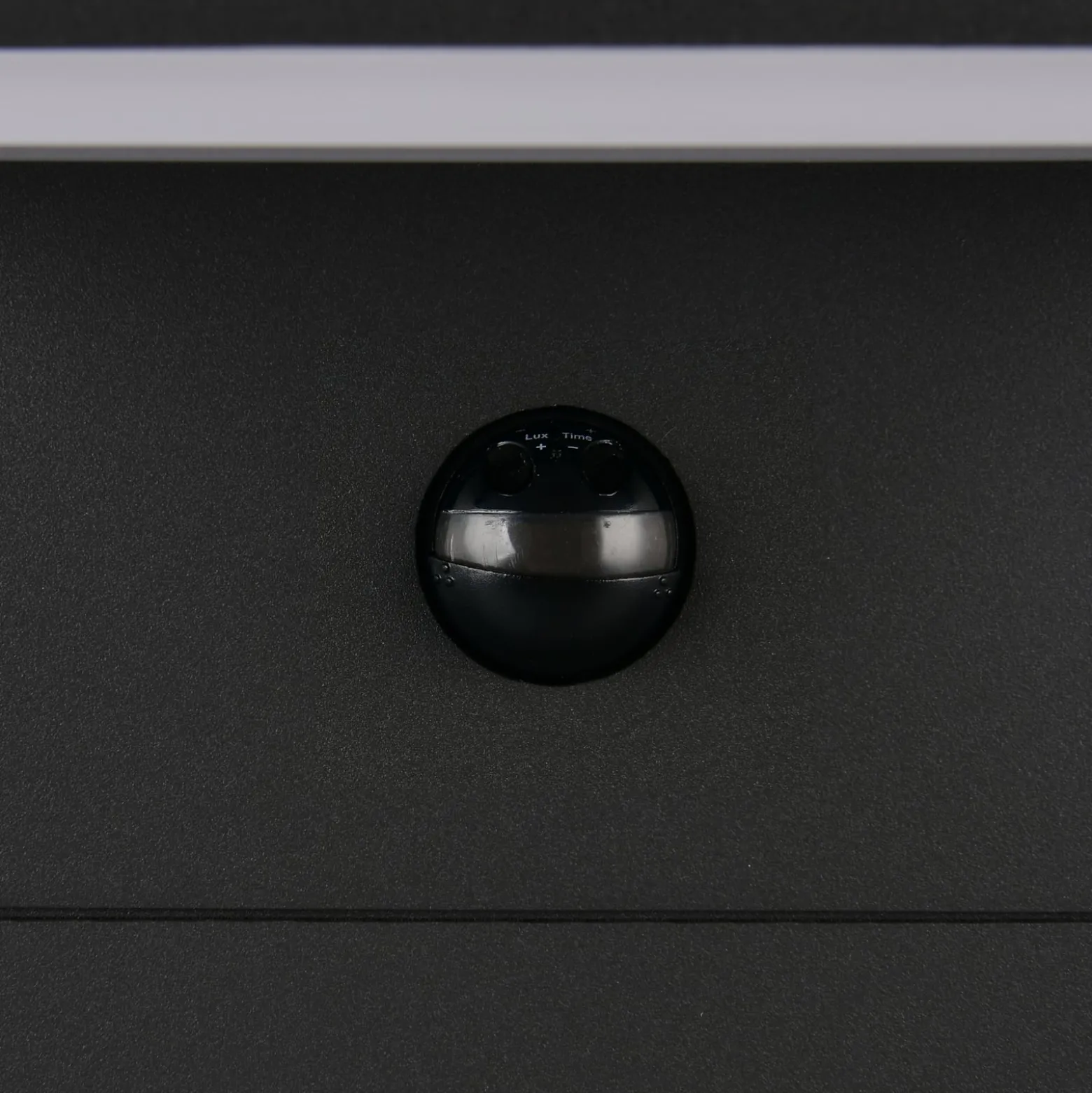 LED-pollarilamppu Ravi, antrasiitti, korkeus 50 cm, anturi, IP54