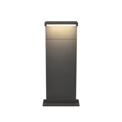 LED-pollarilamppu Ravi, antrasiitti, korkeus 50 cm, metalli, IP65