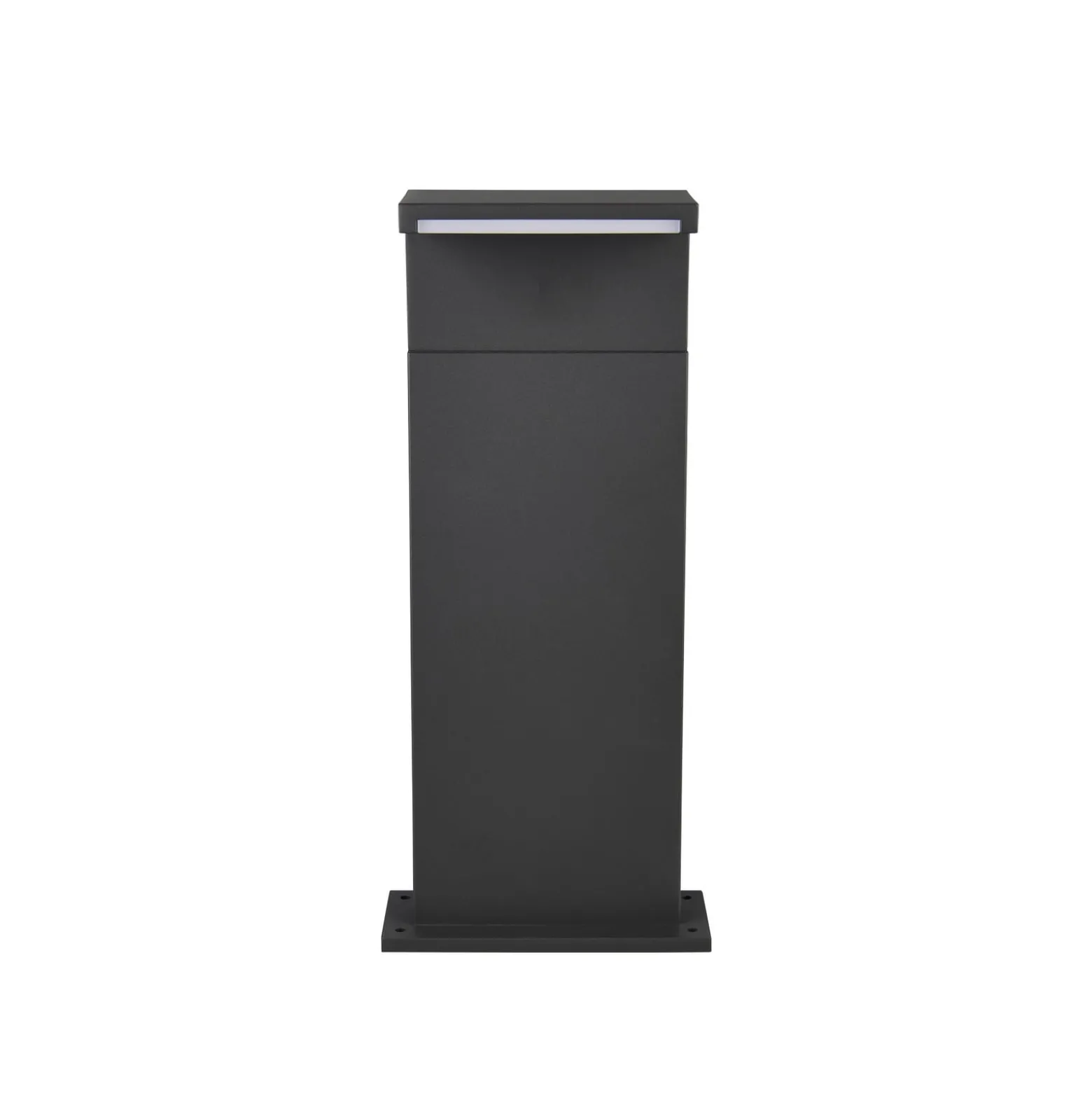 LED-pollarilamppu Ravi, antrasiitti, korkeus 50 cm, metalli, IP65