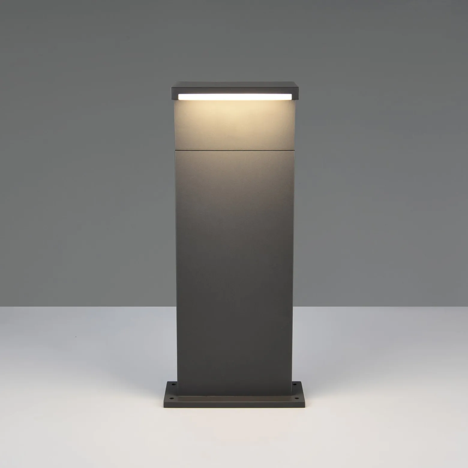 LED-pollarilamppu Ravi, antrasiitti, korkeus 50 cm, metalli, IP65