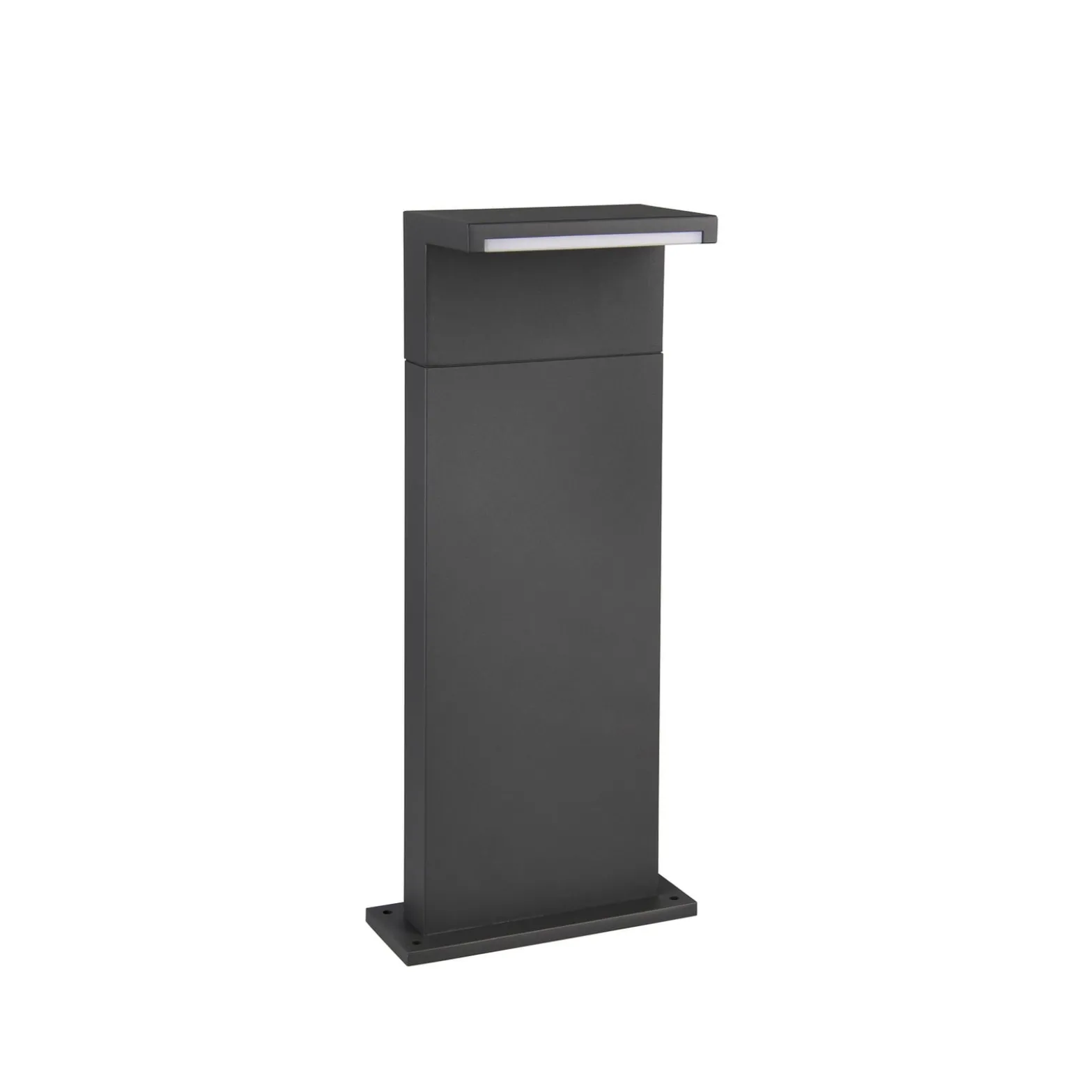LED-pollarilamppu Ravi, antrasiitti, korkeus 50 cm, metalli, IP65