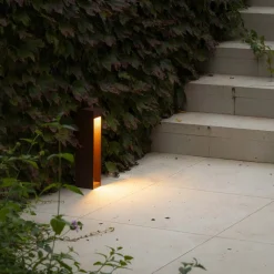 LED-pollarivalaisin Cerler, ruskea, 35 cm, metalli, IP65, CCT