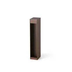 LED-pollarivalaisin Cerler, ruskea, 35 cm, metalli, IP65, CCT