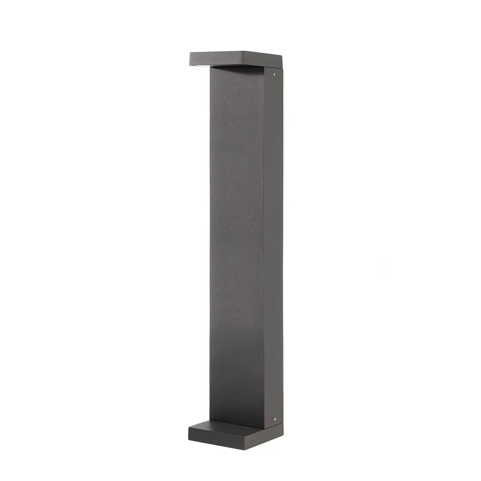 LED-pollarivalaisin Lerna, korkeus 60 cm, alumiini, tummanharmaa, CCT
