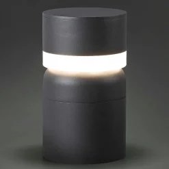 LED-pollarivalaisin Sete, tummanharmaa
