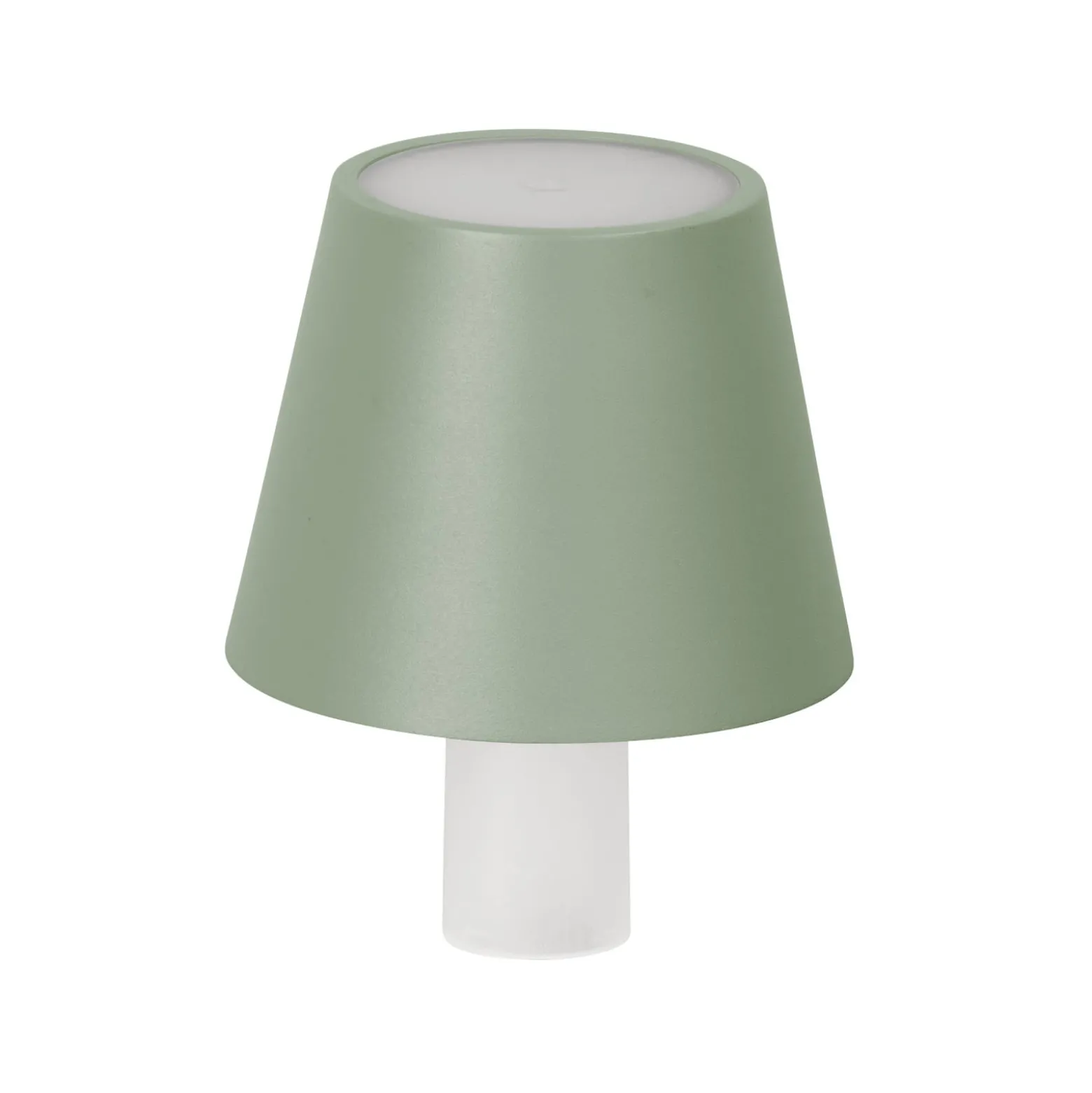 LED-pullovalaisin Fiocco, salviavihreä, CCT, IP54, himmennettävä