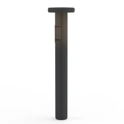LED-pylväsvalaisin CIRC, päälle/pois, pistorasia, antrasiitti, 82 cm, IP65