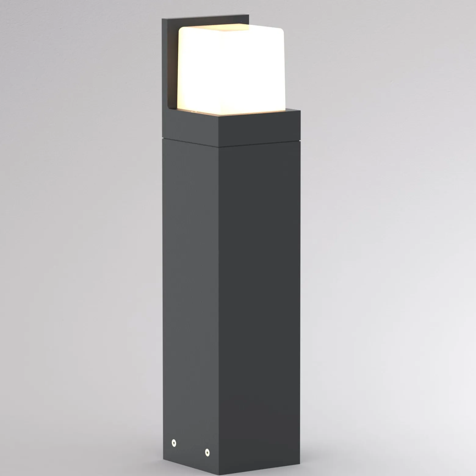 LED-pylväsvalaisin FYNN-C, korkeus 45 cm, antrasiitti, CCT IP65, päälle/pois