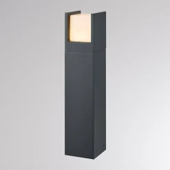 LED-pylväsvalaisin FYNN-U, korkeus 45 cm, antrasiitti, CCT IP65, päälle/pois
