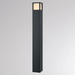 LED-pylväsvalaisin FYNN-X, korkeus 85 cm, antrasiitti, CCT IP65, päälle/pois