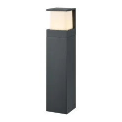 LED-pylväsvalaisin FYNN-Y, korkeus 45 cm, antrasiitti, CCT IP65, päälle/pois