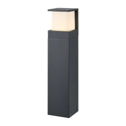 LED-pylväsvalaisin FYNN-Y, korkeus 45 cm, antrasiitti, CCT IP65, päälle/pois