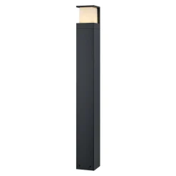 LED-pylväsvalaisin FYNN-Y, korkeus 85 cm, antrasiitti, CCT IP65, päälle/pois