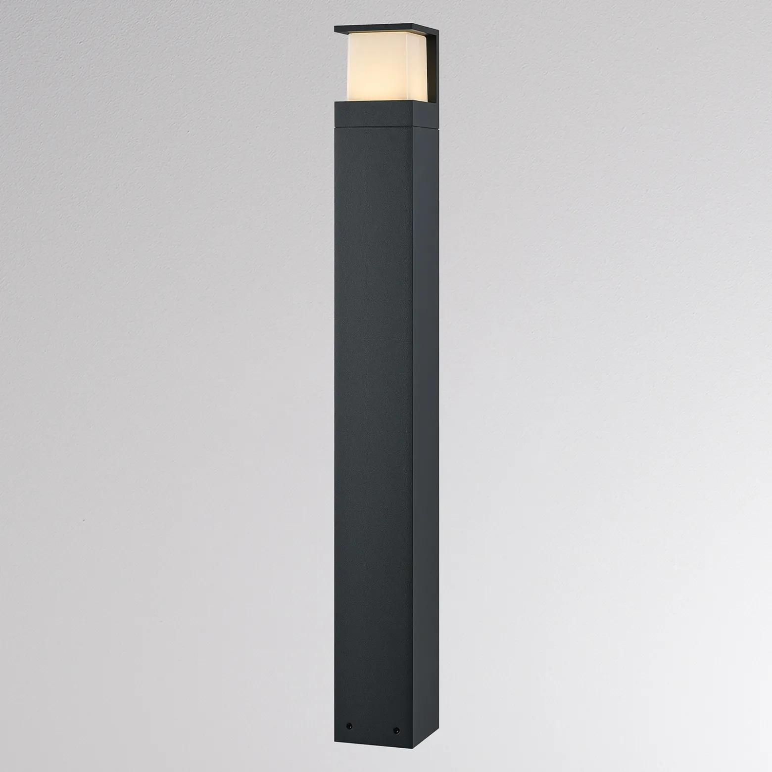 LED-pylväsvalaisin FYNN-Y, korkeus 85 cm, antrasiitti, CCT IP65, päälle/pois