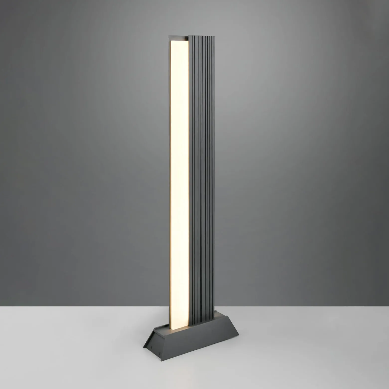 LED-pylväsvalaisin MARIZA, korkeus 100 cm, antrasiitti, metalli, IP65