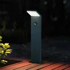 LED-pylväsvalaisin PEARL, korkeus 50 cm, antrasiitti, metalli, IP54