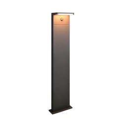 LED-pylväsvalaisin Ravi, antrasiitti, korkeus 100 cm, anturi, IP54