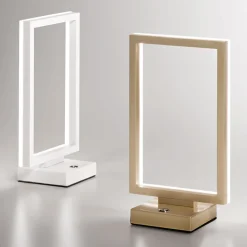 LED-pöytälamppu Bard, himmennettävä, valkoinen