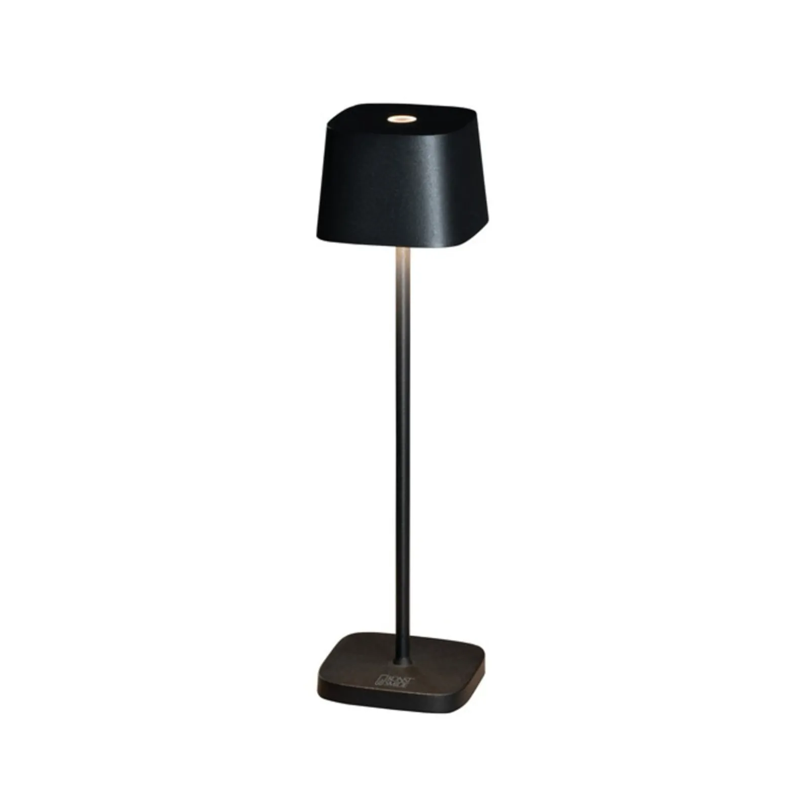 LED-pöytälamppu Capri-Mini ulkokäyttöön, musta