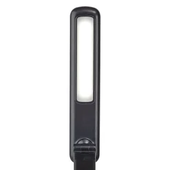 LED-pöytälamppu MAULjazzy, musta, korkeus 43 cm, himmennettävä USB-portti