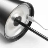 LED-pöytälamppu Toc USB-laturilla, IP54, musta