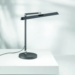 LED-pöytävalaisin Beba, antrasiitti, CCT, himmennettävä