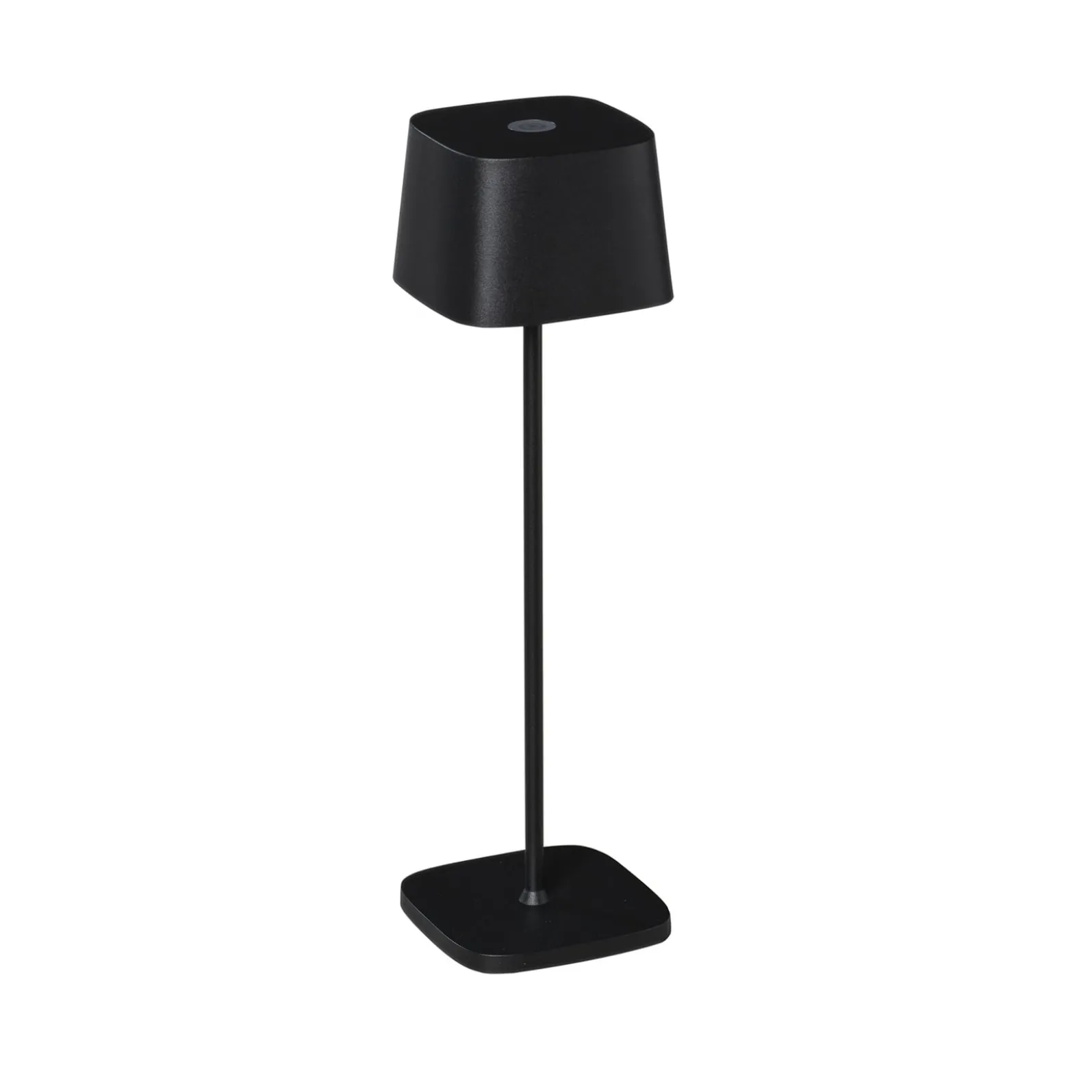 LED-pöytävalaisin Capri ulkokäyttöön, musta