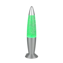 LED-pöytävalaisin FAME, titaaninvärinen, korkeus 35 cm, RGB, USB