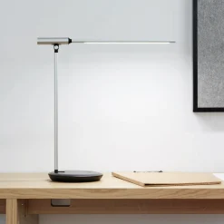 LED-pöytävalaisin MAULrubia, hopeanvärinen, himmennettävä, CCT