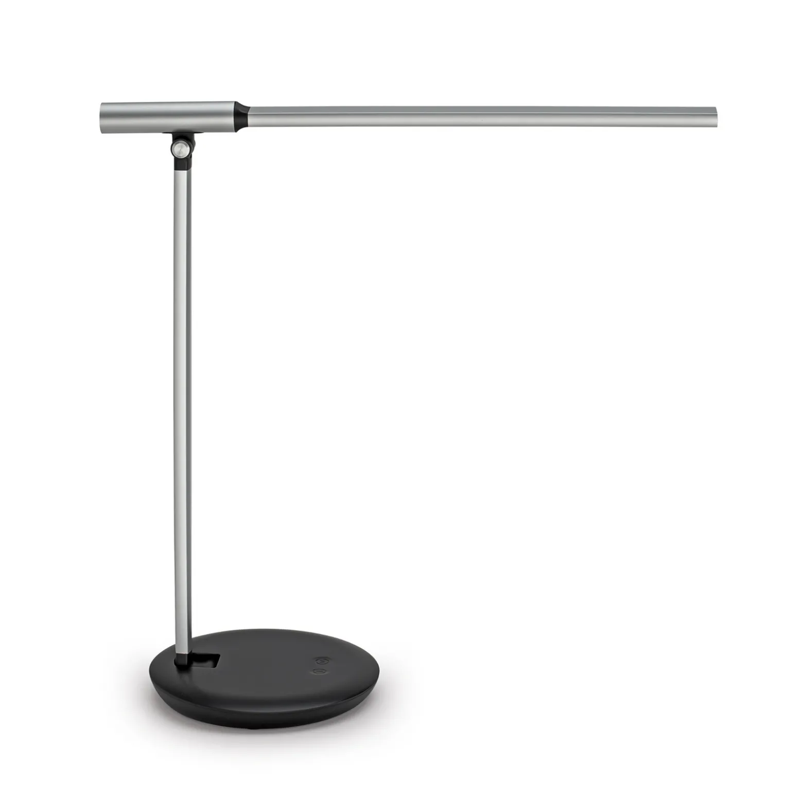LED-pöytävalaisin MAULrubia, hopeanvärinen, himmennettävä, CCT
