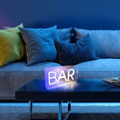 LED-pöytävalaisin Neon Bar, USB