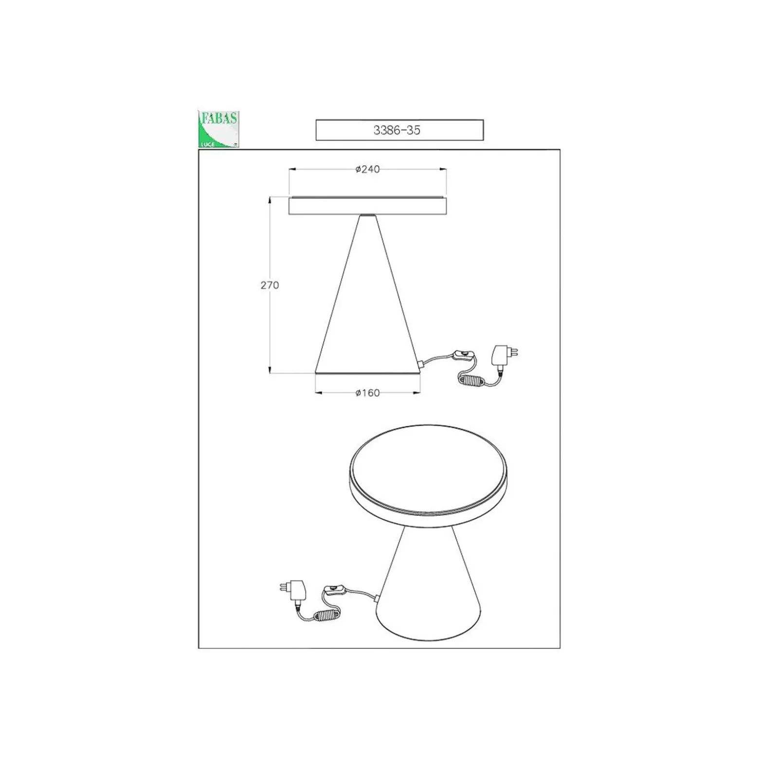LED-pöytävalaisin Neutra, korkeus 27 cm, nikkeli, kosketushimmennin