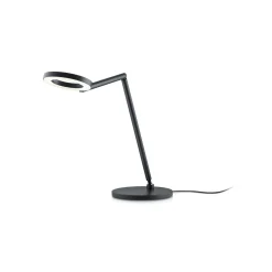 LED-pöytävalaisin Tessa-T, musta, CCT, eleohjaus