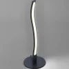 LED-pöytävalaisin Wave 3 000 K, 30 cm, musta