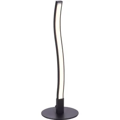LED-pöytävalaisin Wave 3 000 K, 30 cm, musta