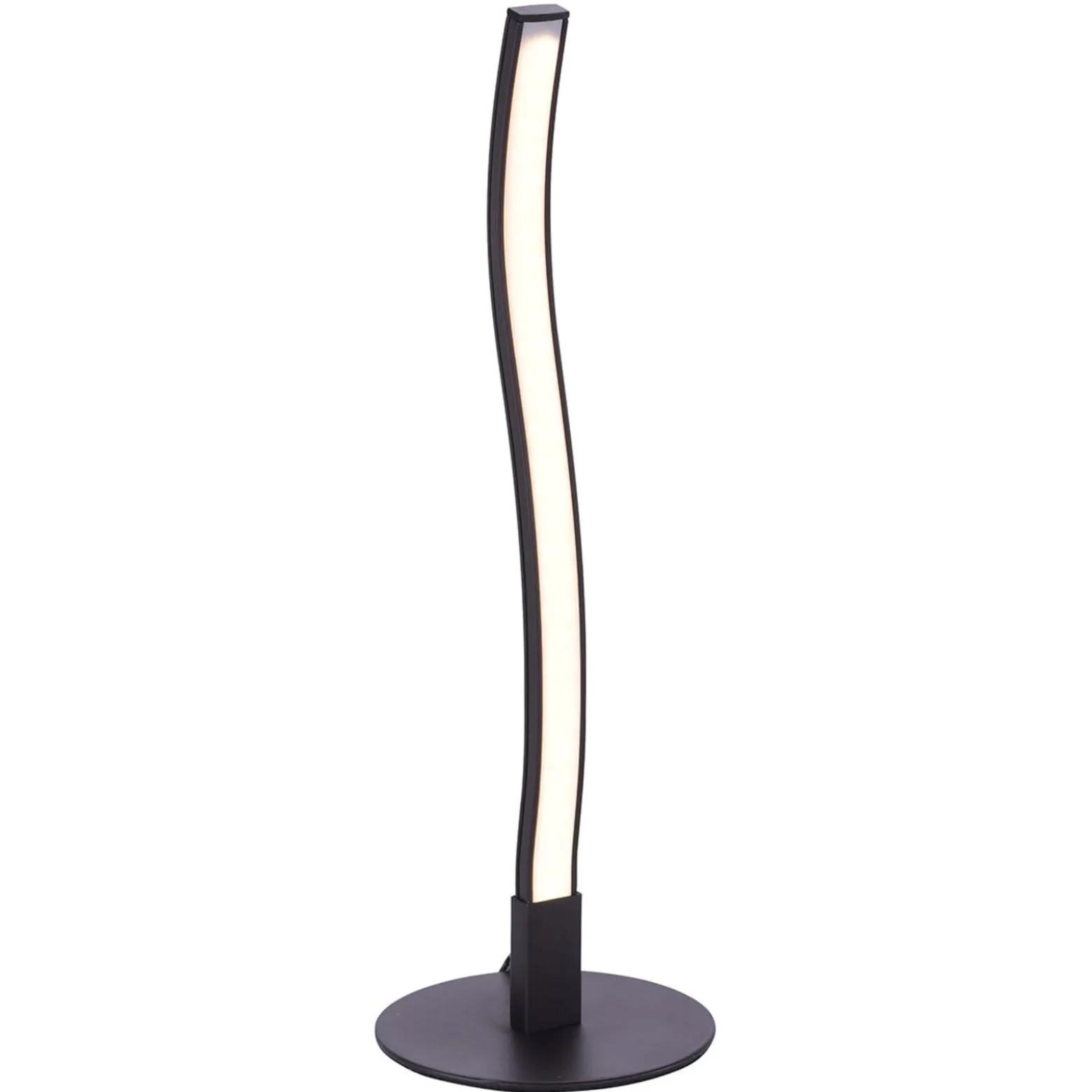LED-pöytävalaisin Wave 3 000 K, 30 cm, musta