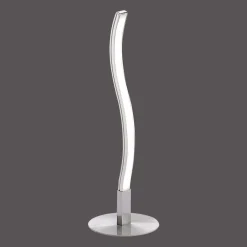 LED pöytävalaisin Wave 3000K 30cm teräs
