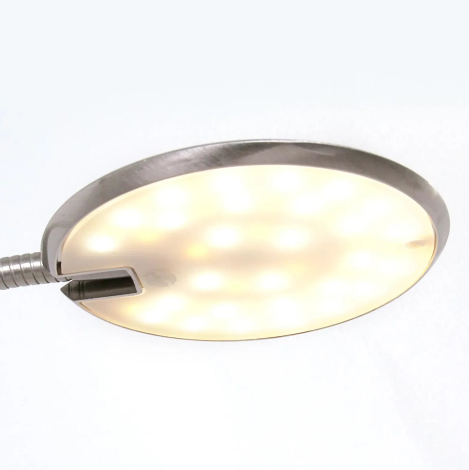 LED-pöytävalaisin Zenith himmentimellä, teräs