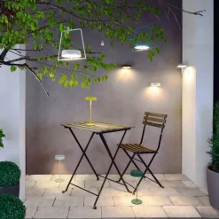 LED-pöytävalo Miram, akku, himmennettävä keltainen
