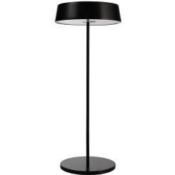 LED-pöytävalo Miram, akku, himmennettävä, musta