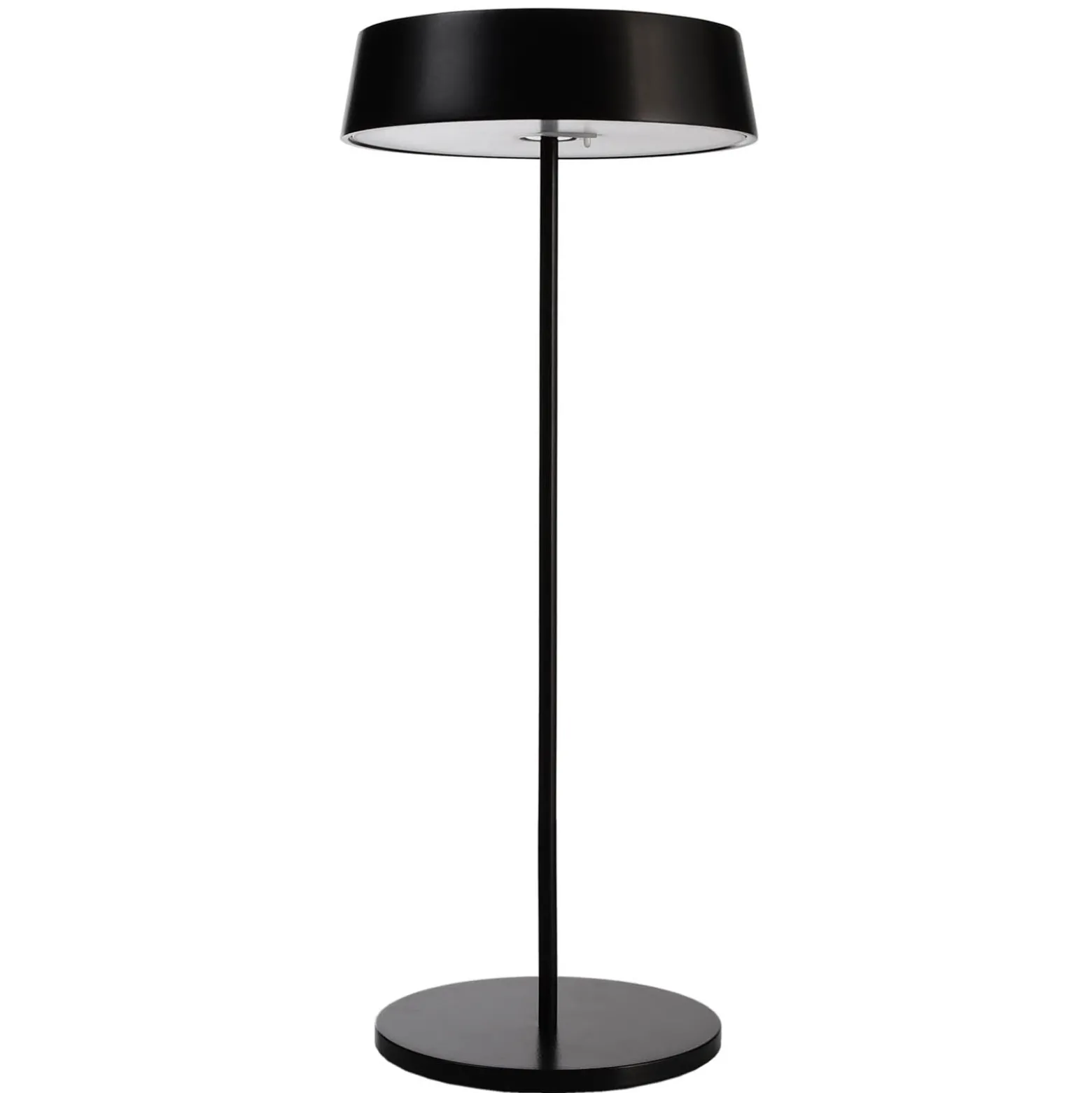 LED-pöytävalo Miram, akku, himmennettävä, musta