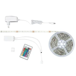 LED-RGB-nauha WiFi, 500 cm, kaukosäädin