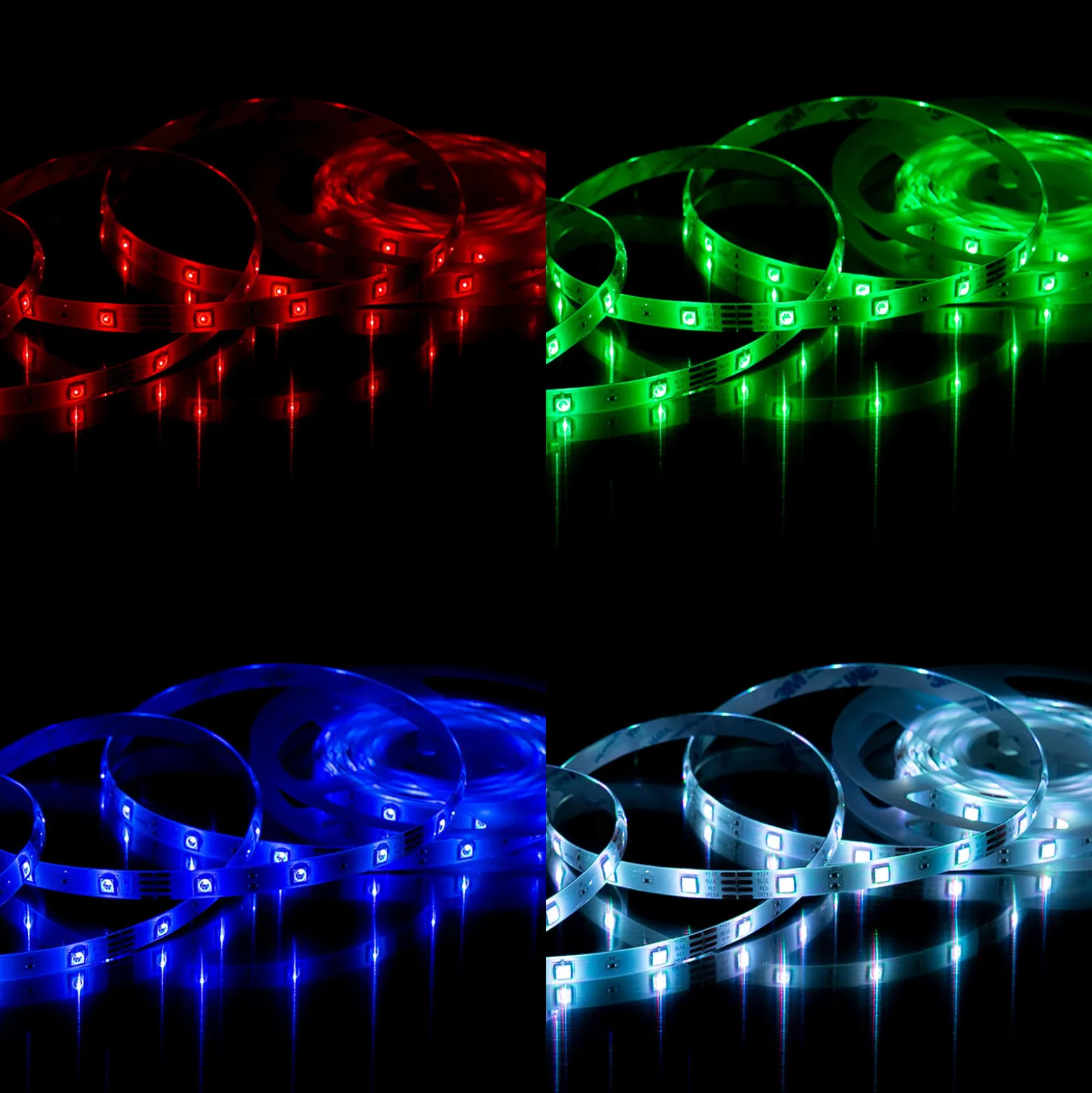 LED-RGB-nauha WiFi, 500 cm, kaukosäädin