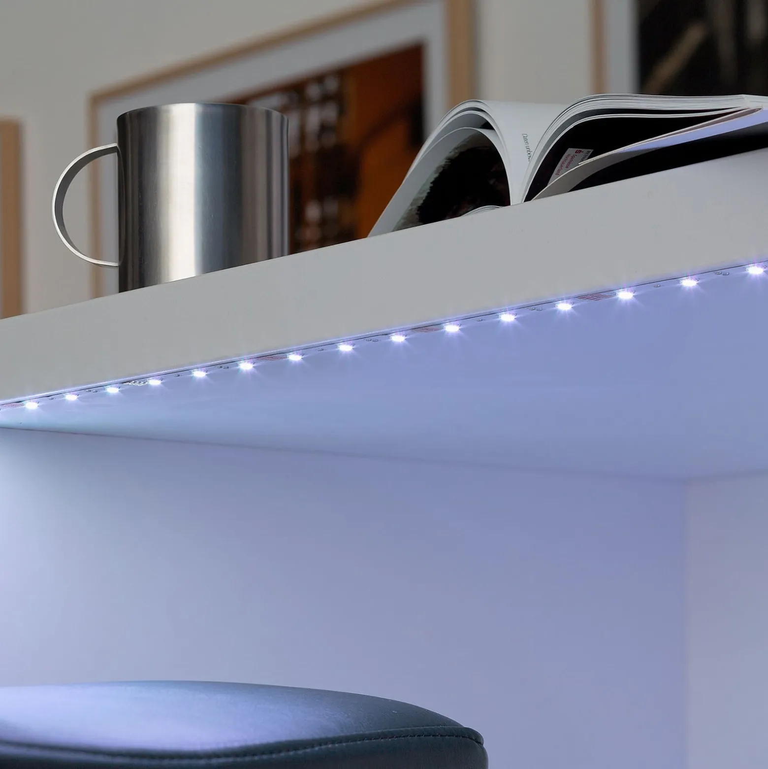 LED-RGB-nauha WiFi, 500 cm, kaukosäädin