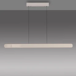 LED-riippuvalaisin ADRIANA ROUND, beige, pituus 160 cm, metalli, CCT