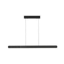 LED-riippuvalaisin ADRIANA ROUND, musta, pituus 160 cm, metalli, CCT