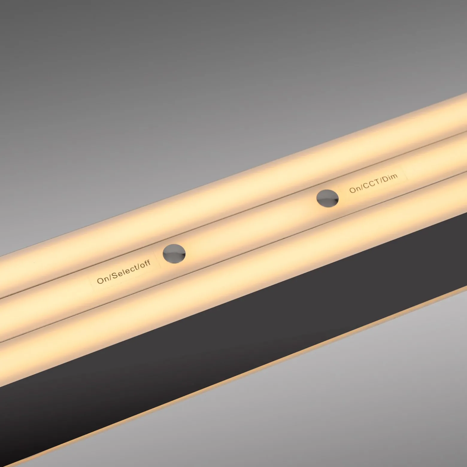 LED-riippuvalaisin ADRIANA ROUND, musta, pituus 160 cm, metalli, CCT