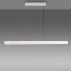 LED-riippuvalaisin ADRIANA ROUND, valkoinen, pituus 160 cm, metallia, CCT