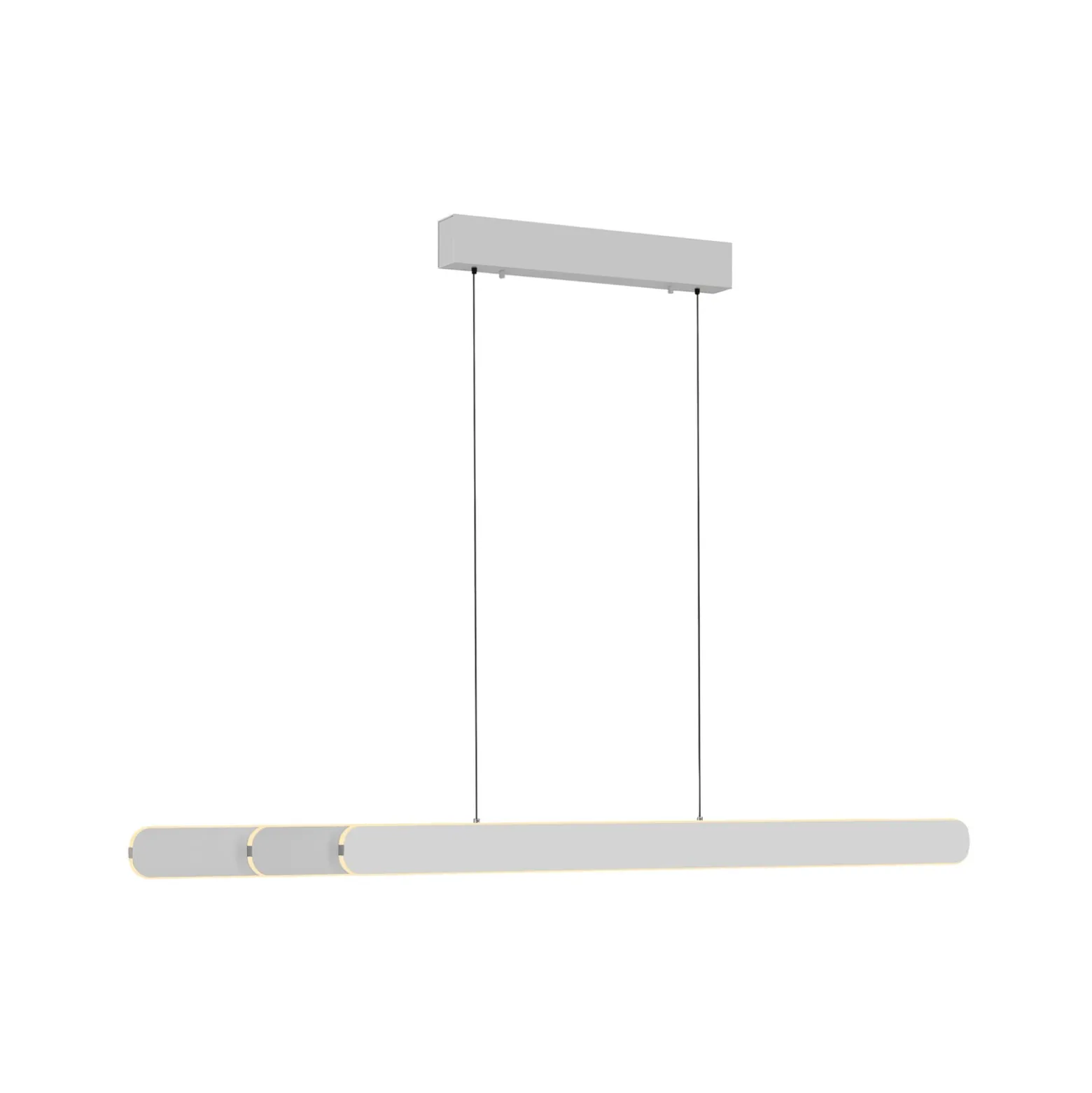 LED-riippuvalaisin ADRIANA ROUND, valkoinen, pituus 160 cm, metallia, CCT