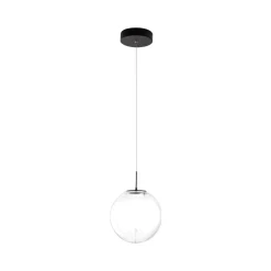 LED-riippuvalaisin Ariel, 1-valo, Ø 25cm, lasi, himmennin, CCT
